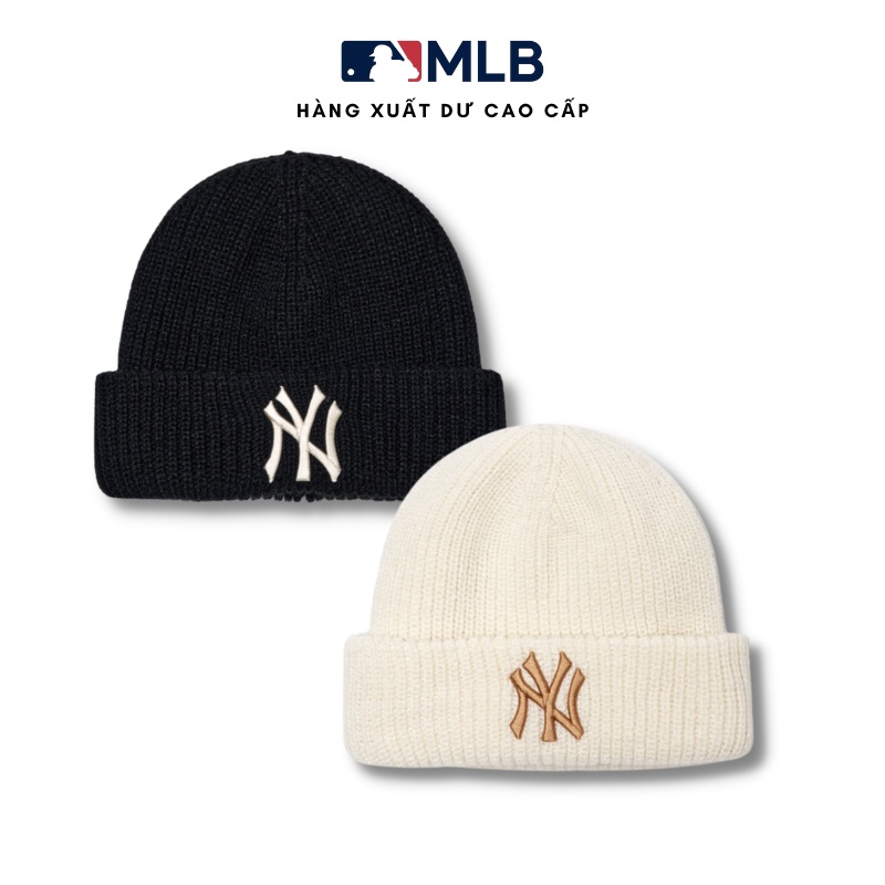 Mũ len MLB hàng xuất dư cao cấp giữ ấm phong cách Hàn Quốc - Hùng Nón Hiêu
