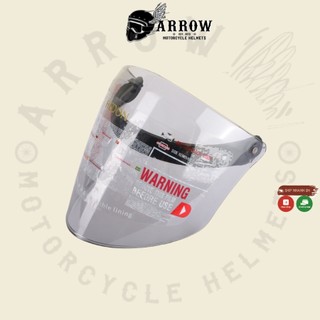 Kính gắn nón bảo hiểm Hedon gắn mũ bảo hiểm fullface 3/4 nửa đầu Arrow