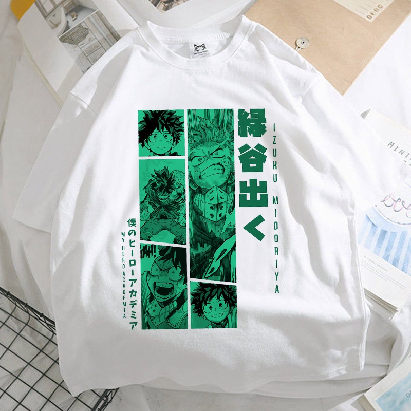 Áo Thun In Hình Nhân Vật Anime Boku No Hero  Mẫu Mới Cực Chất Unisex Nam Nữ