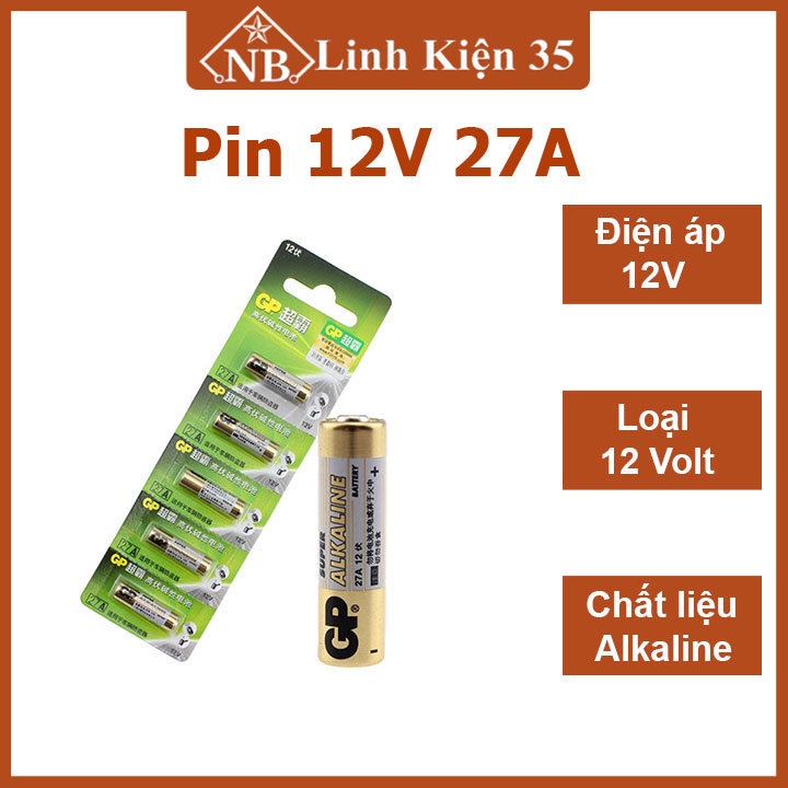 Pin 12V 27A GP Alkaline chất lượng cao