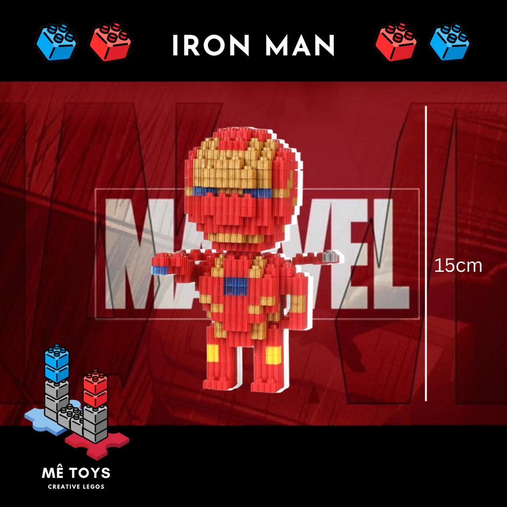 Đồ Chơi Lắp Ráp LE GO Xếp Hình 3D One Piece Luffy, Iron Người Sắt, Người Nhện - Hero Mê Toys