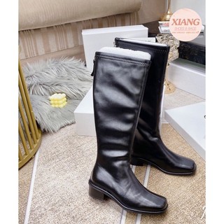Bốt gối da gót 3p
