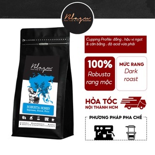 Cà phê Blagu hạt đã rang Robusta Honey | Dòng Cà Phê Truyền Thống | Medium