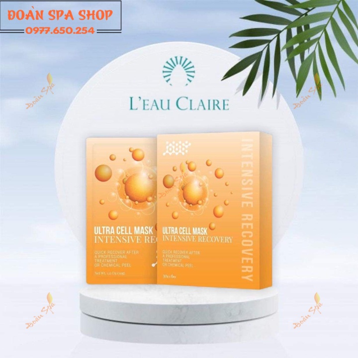 Mặt nạ phục hồi da, giảm sưng đỏ Leau Claire