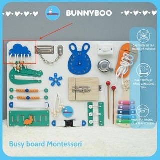 Phụ kiện busy board giá rẻ - Bảng bận rộn Montessori