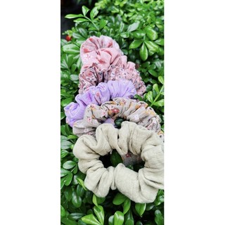 Set 2 dây cột, dây buộc tóc scrunchies mini