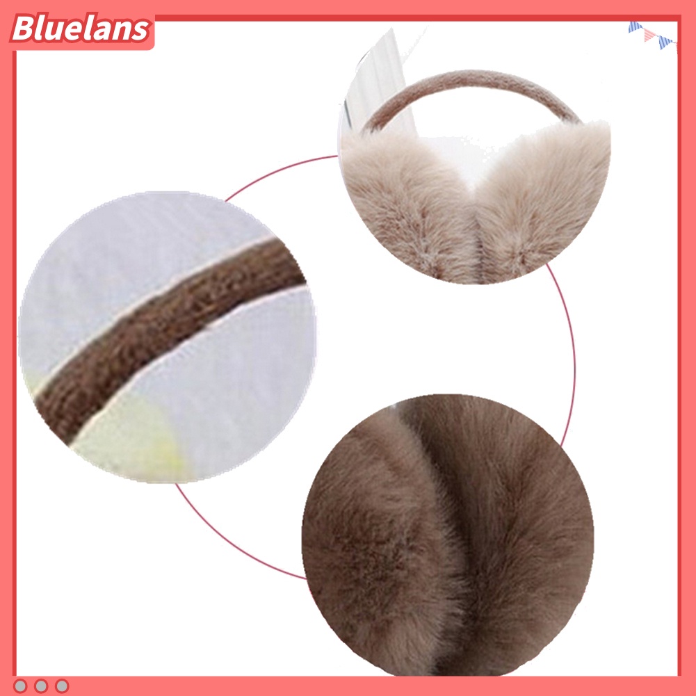 Bông Chụp Tai Phủ Lông Giả Mềm Mại Giữ Ấm Mùa Đông Thời Trang Cho Nữ