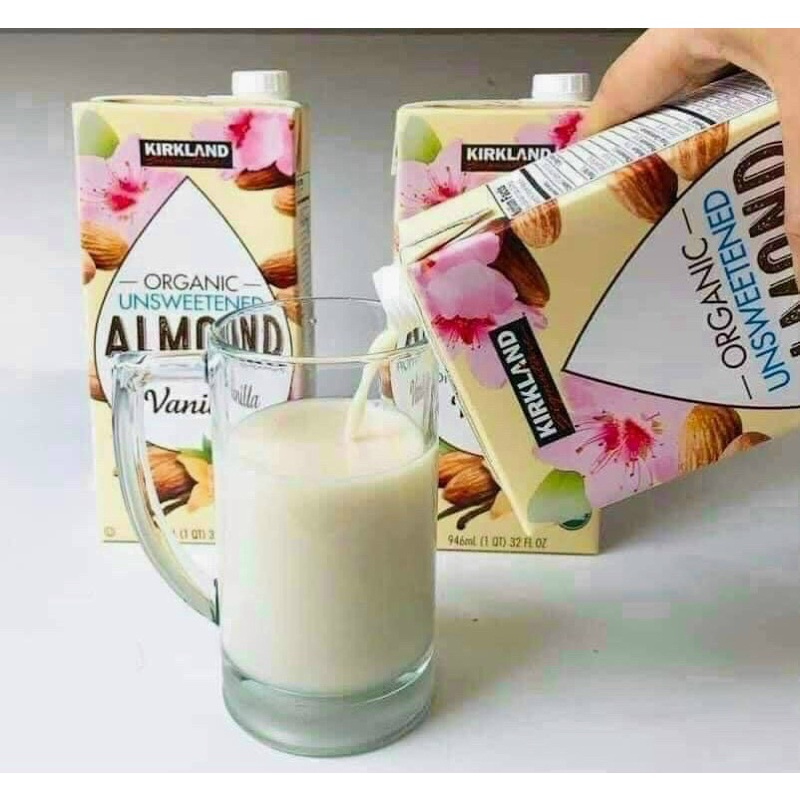 Sữa hạnh nhân Kirkland 946ml Mỹ date 1/24