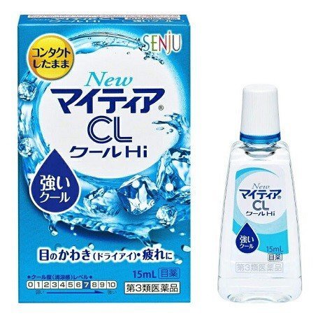 Nước Nhỏ Mắt cho kính áp tròng Senju New Mytear CL blue 15ml