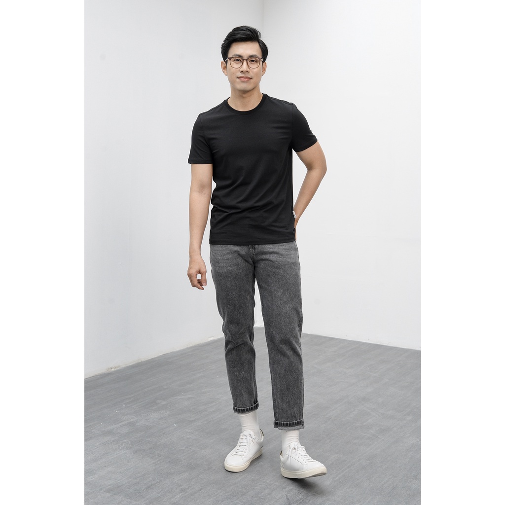 Áo Thun Nam Tay Ngắn Trơn Form Fitted - Routine 10S21TSH001C