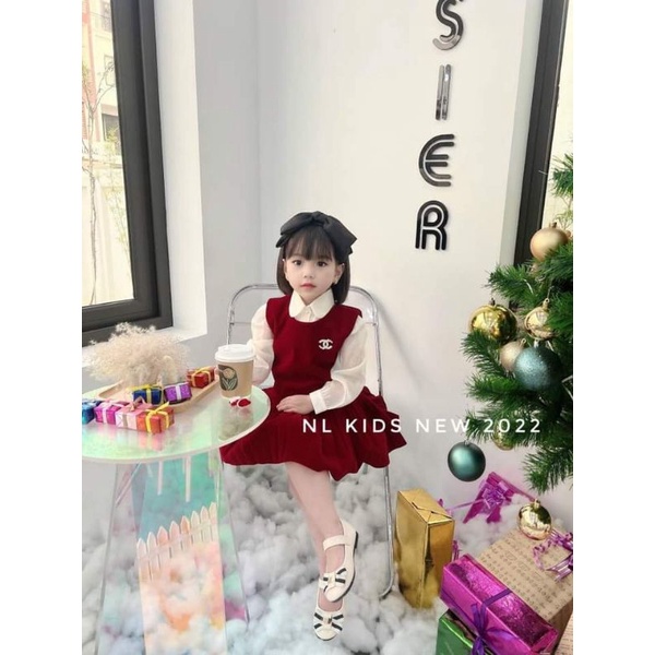 Sét  nhung 3ct bé  gái