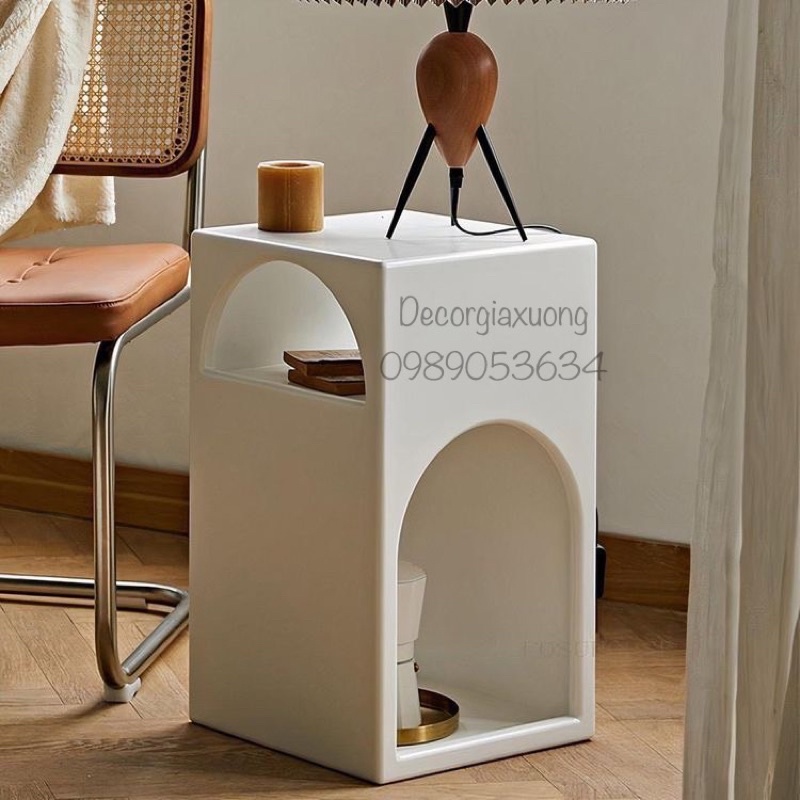 Kệ, tủ đầu giường 55x32x32 gỗ MDF sơn màu #Decorgiaxuong