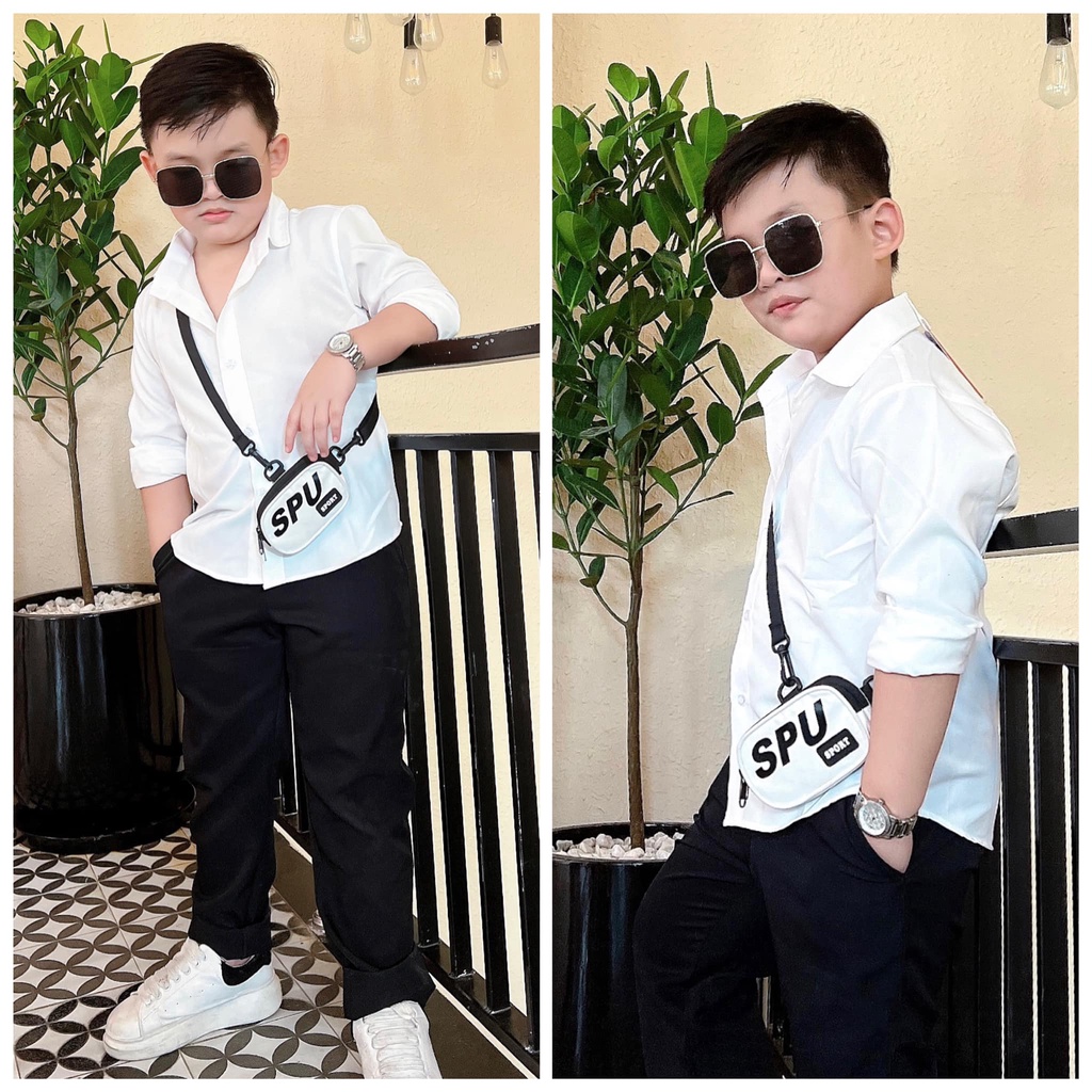 Kính mắt vuông thời trang cao cấp siêu sang chống tia UV cực tốt bảo vệ mắt cho bé từ 30kg trở lên có hộp đựng