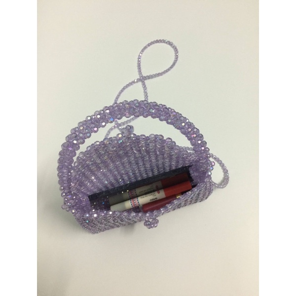 Túi hạt cườm nhựa phong cách Vintage