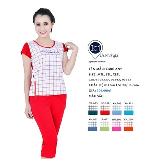 Bộ mặc nhà Gia Hồi Size M
