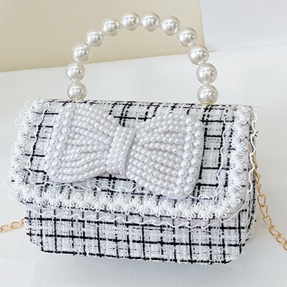 Túi xách cho bé gái,túi đeo cho bé gái đính nơ đá đáng yêu có dây đeo siêu đẹp