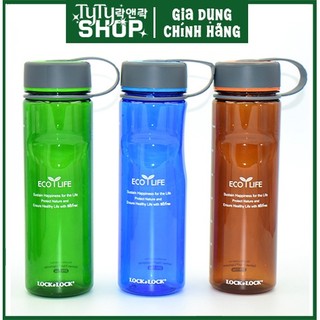 Bình nước nhựa tritan lock&lock eco life dung tích 650ml 800ml abf603 abf604