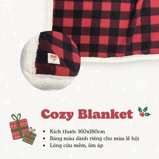 Chăn lông cừu Noel - Cozy Blanket