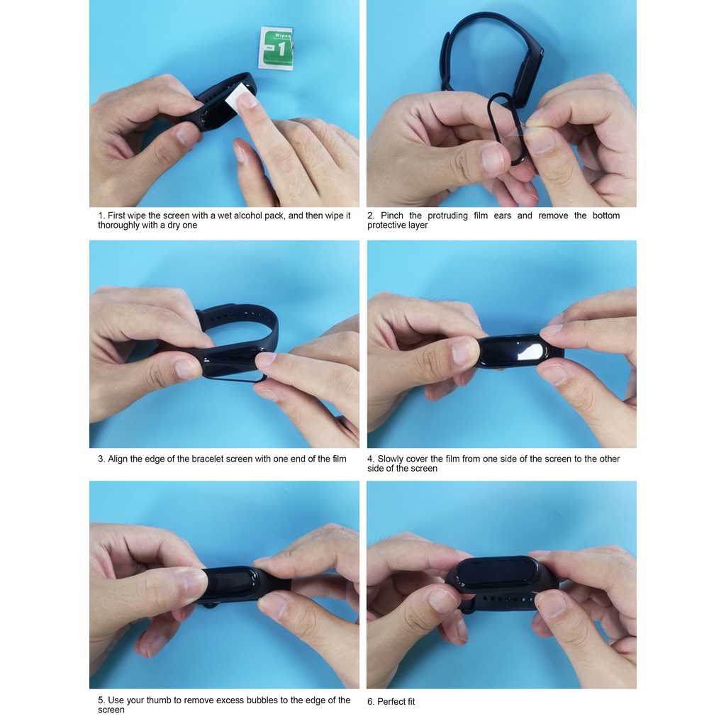 Pmma Miếng Dán pet 3d Bảo Vệ Màn Hình Chống Trầy Cho samsung fit 2 sm-r220