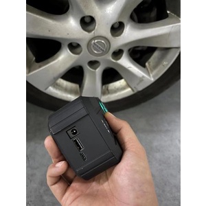 Máy Bơm Lốp Ô Tô Thông Minh Tự Ngắt Khi Đủ Áp Suất Cài Đặt, Dùng Làm Sạc Dự Phòng, Đèn Cảnh Báo Mã GD01-BOM