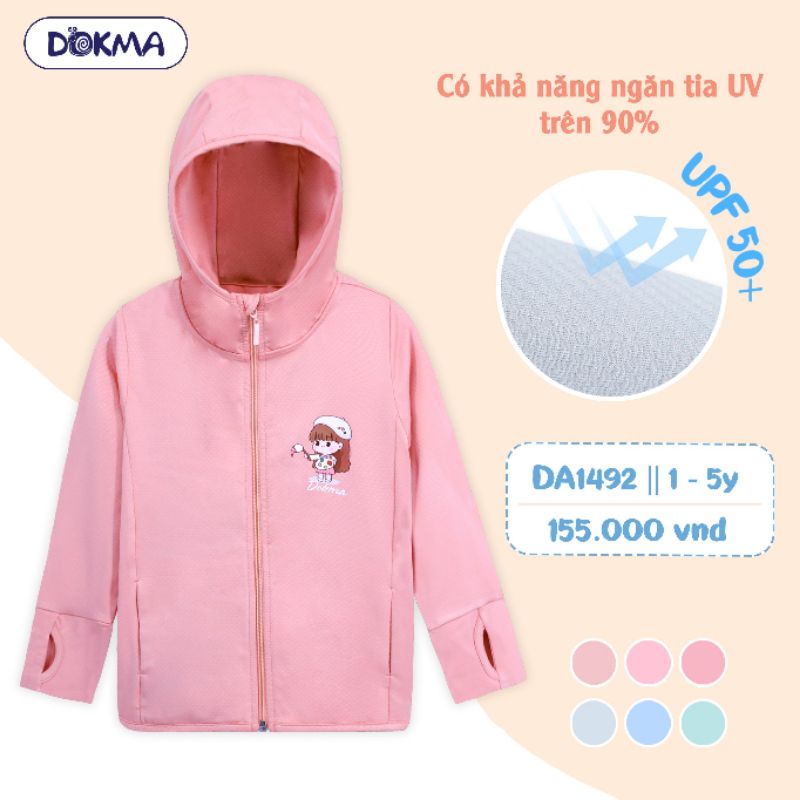 Áo khoác chống nắng vải mát lạnh Dokma DA1492