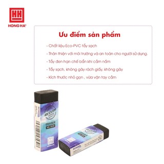 Gôm chì đen Hồng Hà 4B Exam E03 - 3539