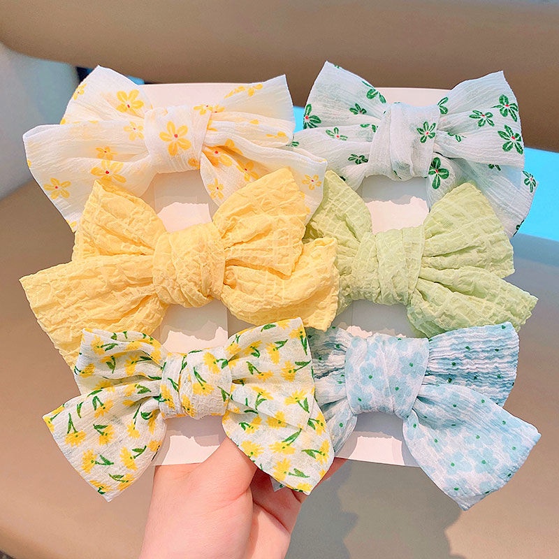 (MớI) Kẹp TóC HìNh Nơ Dễ Thương Cho Nữ [3 CáI]