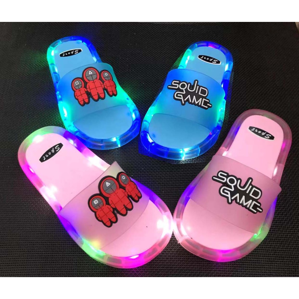 Dép Họa Tiết Hoạt Hình Dạ Quang Xinh Xắn Dành Cho Bé