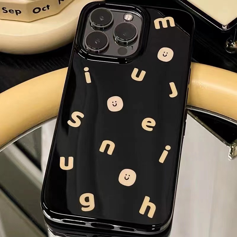Ốp Điện Thoại TPU Hình Mặt Cười Cho iPhone 13 13pro 13prm 11 7Plus 8Plus Xr XS 13 12 Pro Max 14 14pro 14Plus 12 14promax