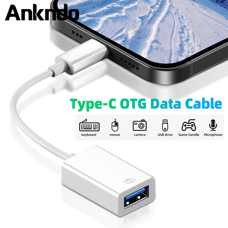 Cáp OTG Chuyển Đổi USB Type C Sang USB 3.0 Cho Mac / Book Samsung Oneplus Xiaomi Huawei