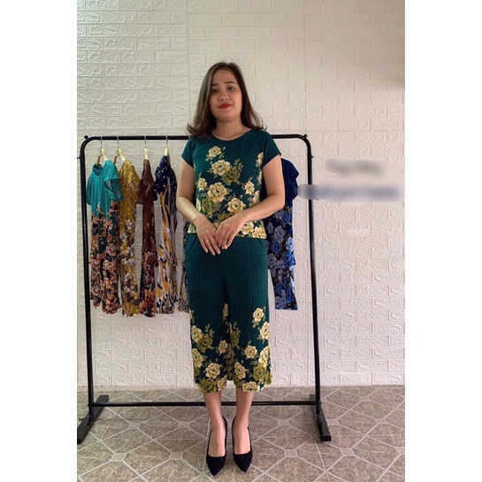 Đồ bộ trung niên nữ cho bà cho mẹ- bộ mặc nhà chất vải thun lạnh siêu mát