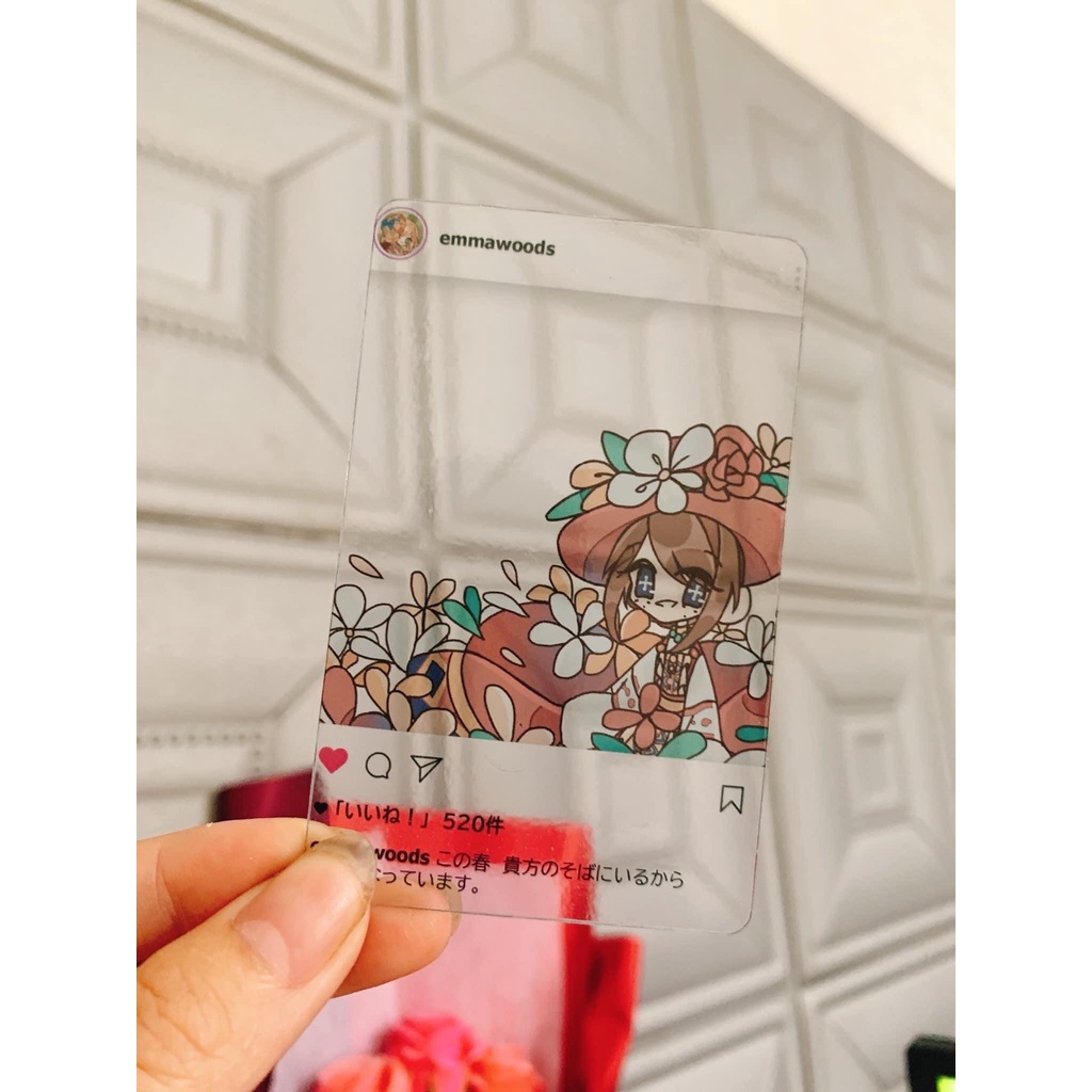 CARD MICA TRONG SUỐT IN THEO YÊU CẦU