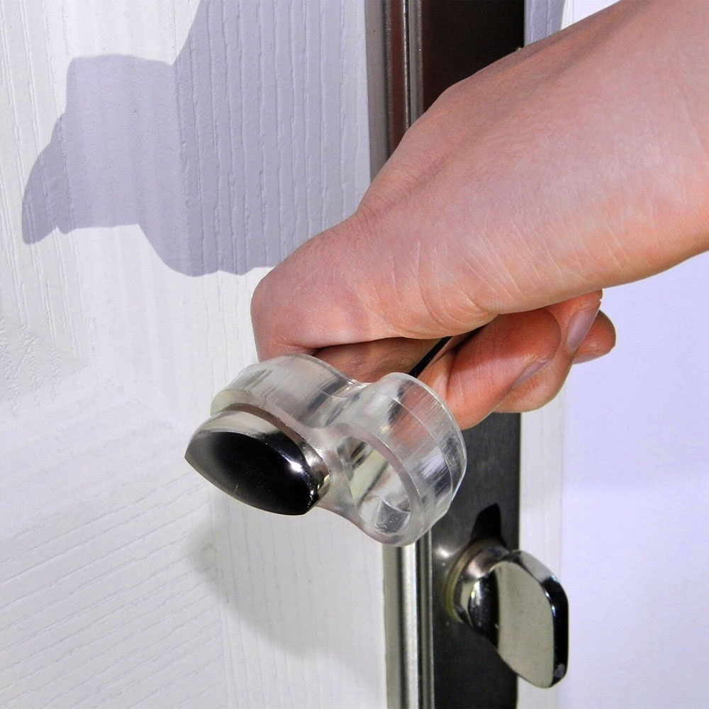 Vòng Chặn Cửa Bằng Cao Su PVC Trong Suốt Chống Va Chạm Bảo Vệ An Toàn Cho Nhà Ở