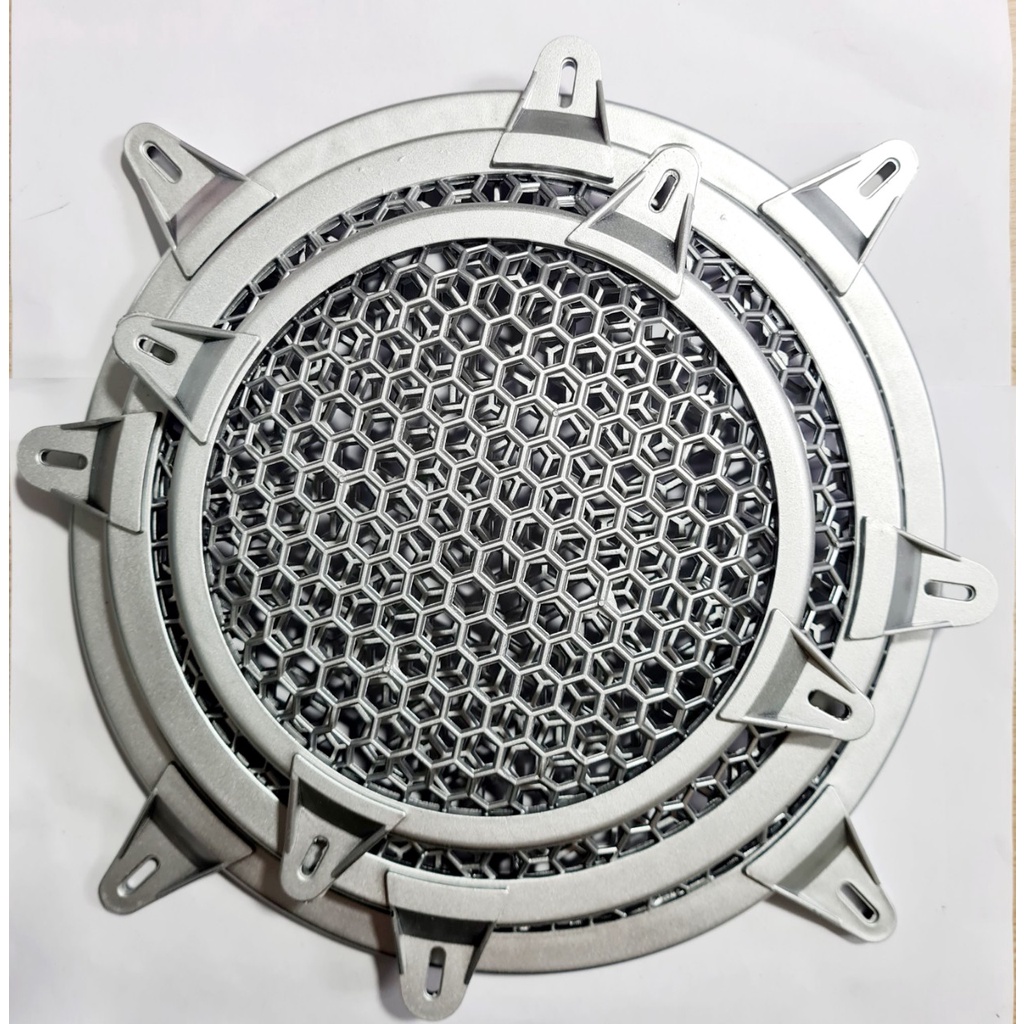Màng lưới bảo vệ loa bass chất liệu nhựa ABS, kích thước 4, 6,8,10,12,15 inch...