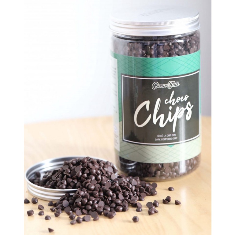 Sô Cô La Chíp Đen Cacao Talk 700gr