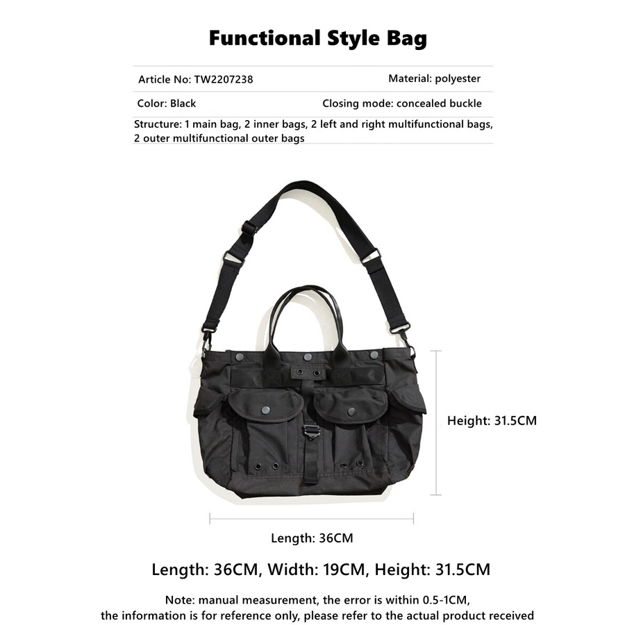 Túi đeo vai MADEN sức chứa lớn đựng được máy tính mũ bảo hiểm phong cách trẻ trung thời trang dành cho nam