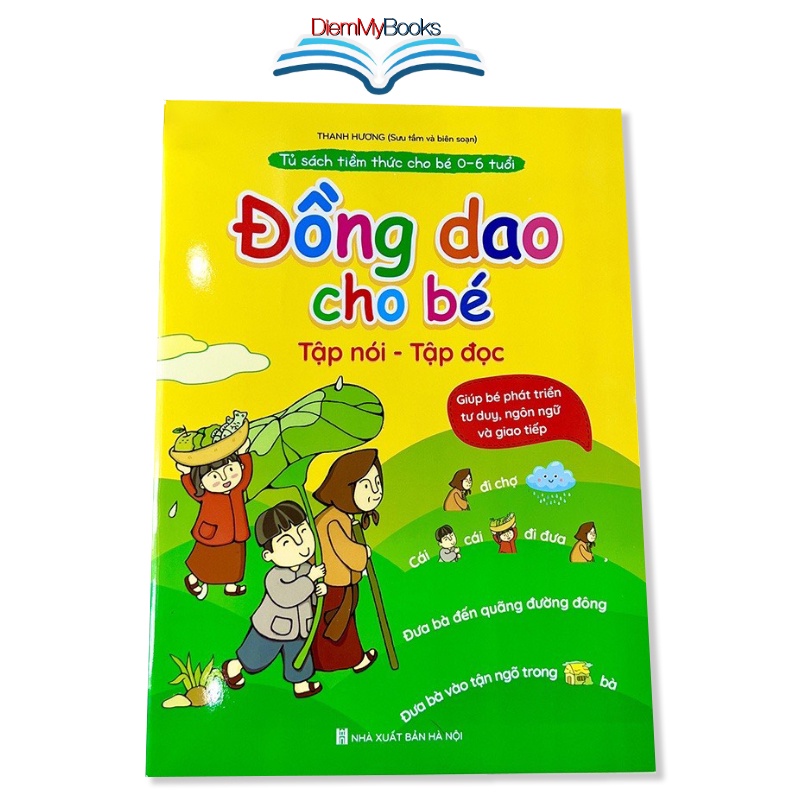 Sách - Tập Nói Tập Đọc - Đồng Dao Cho Bé - Giúp Bé Phát Triển Tư Duy Ngôn Ngữ Và Giao Tiếp Cho Bé Mẫu Giáo