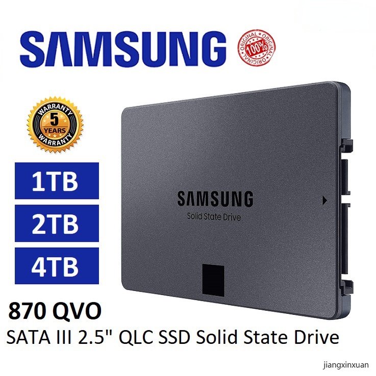 Ổ Cứng SSD 870 qvo 250GB 500GB 1TB 2tb HDD SATA 2.5 Chất Lượng Cao