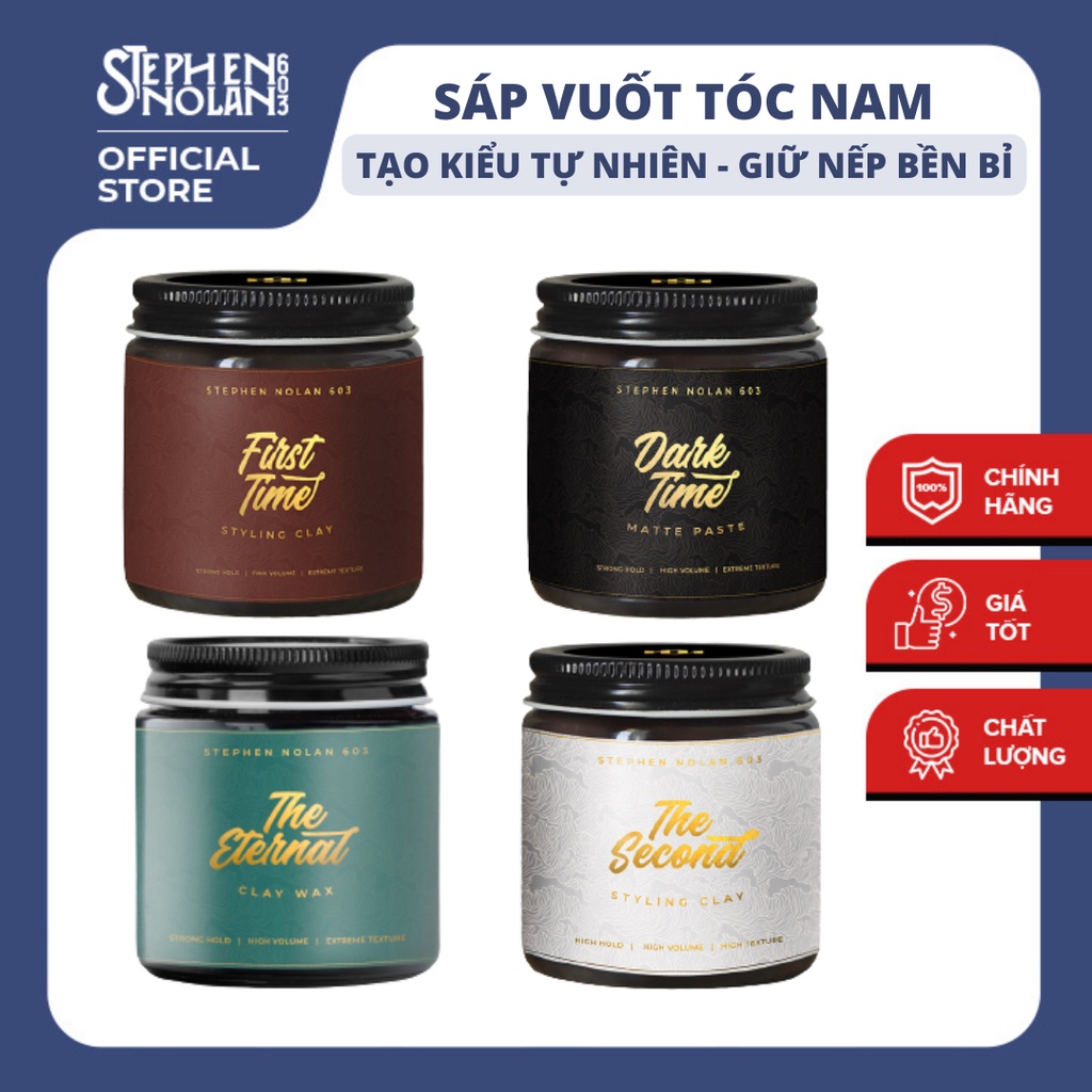 [Full-line] Sáp vuốt tóc nam Old But Gold Collection Stephen Nolan 603 - First Time, The Second The 