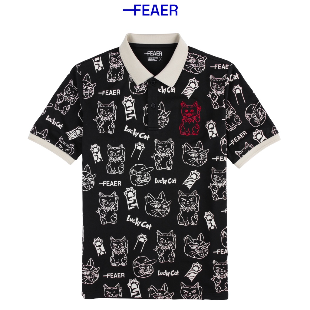 Áo polo nam có cổ FORTUNE CAT vải CVC nam tính, thanh lịch, sang trọng - FEAER