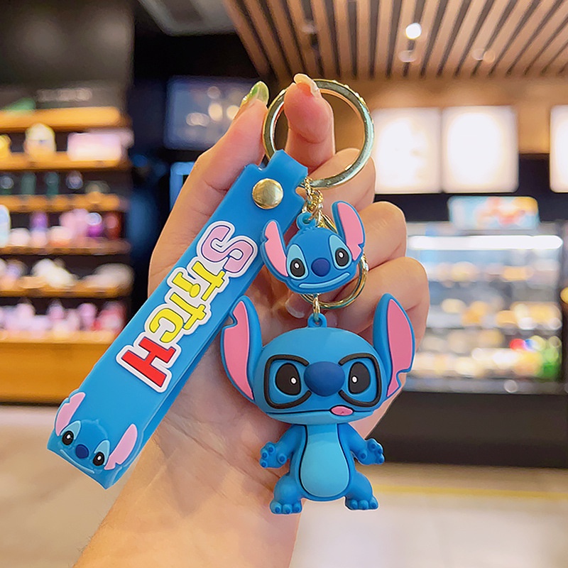 Móc Khóa Hình Nhân Vật Lilo & Stitch Dễ Thương