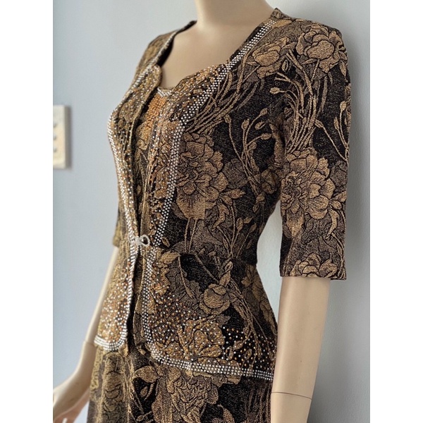 ĐẦM TRUNG NIÊN VẢI THUN KIM SA CO GIÃN