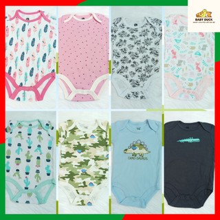 Quần Áo Trẻ Em Sơ Sinh Bộ Đồ Liền Thân Cộc Tay Chất Cotton Bodysuit Hình Thú Cho Bé Trai Bé Gái 2-12kg (ngẫu nhiên)