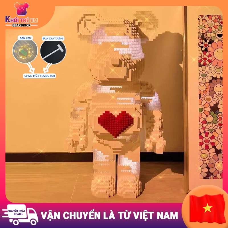 Bộ đồ chơi xếp hình gấu violent độc đáo