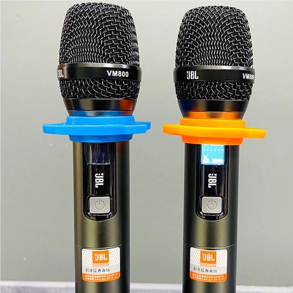Micro karaoke không dây main tím, có tự ngắt và chống hú cực tốt JBL VM800 - Tặng kèm 02 chống lăn - Bảo hành 12 tháng