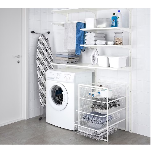 Kệ lưới trắng 50x51x70 JONAXEL IKEA