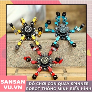 Đồ Chơi con quay Spinner Robot Biến Hình Thông Minh Cho Bé