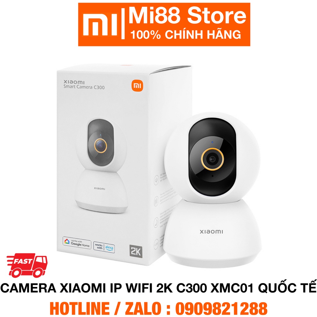 [HCM HỎA TỐC]Camera IP giám sát Xiaomi 2K C300 XMC01 Bản Quốc Tế FullB