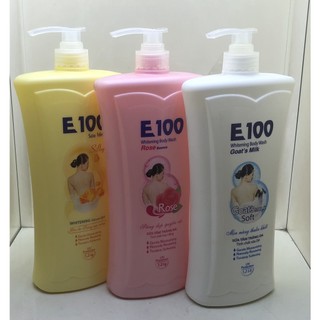 Sữa tắm e100 silky màu vàng 1200ml