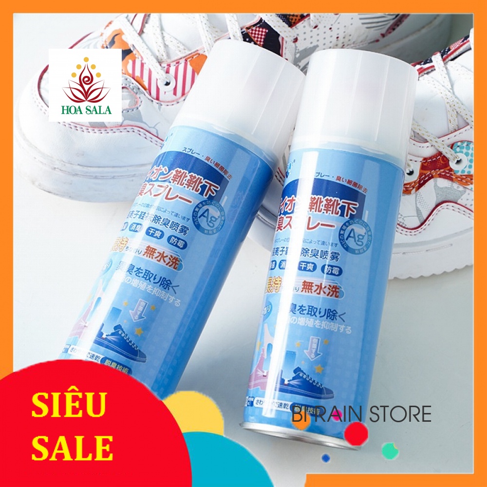 Chai xịt khử mùi hôi chân, giày dép, tất - Công nghệ Nano bạc Nhật Bản đánh bay mùi hiệu quả, hương thơm dịu nhẹ 360ml